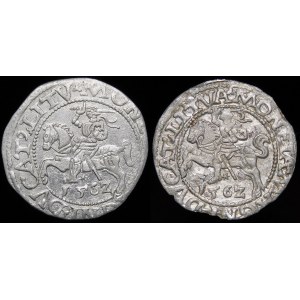 Sigismund II Augustus, Half-penny 1562, Vilnius - varieties - set (pcs. 2)
