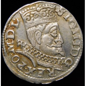 Zygmunt III Waza, Trojak 1599, Wschowa - kryza rurkowata - nieopisany