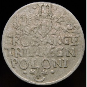 Zygmunt III Waza, Trojak 1622, Kraków - brak 1 w dacie - b. rzadki