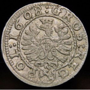 Sigismund III Vasa, 1608 penny, Cracow.