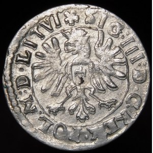 Sigismund III Vasa, 1610 penny, Vilnius - unusual N and T.
