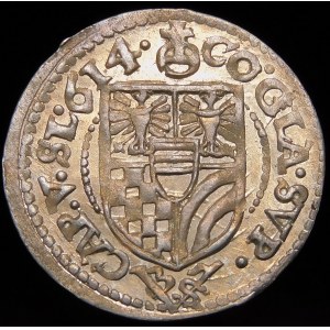 Silesia - Duchy of Ziębice and Olesnica, Charles II, 3 krajcary 1614, Olesnica - exquisite