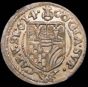 Śląsk - Księstwo ziębicko-oleśnickie, Karol II, 3 krajcary 1614, Oleśnica - wyśmienite