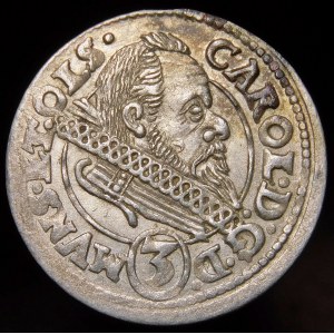 Śląsk - Księstwo ziębicko-oleśnickie, Karol II, 3 krajcary 1613, Oleśnica