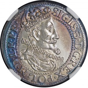 Sigismund III Vasa, Ort 1614, Danzig - klein 4 - sehr selten