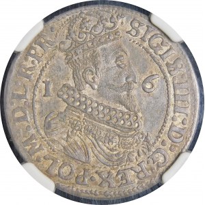 Sigismund III Vasa, Ort 1624/3, Danzig - durchgestochenes Datum, PR - Variante
