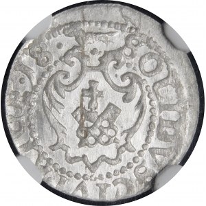 Zygmunt III Waza, Szeląg 1618, Ryga - wyśmienity