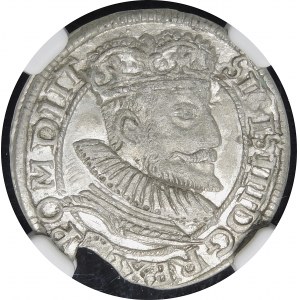 Zygmunt III Waza, Grosz 1593, Olkusz - rzadki