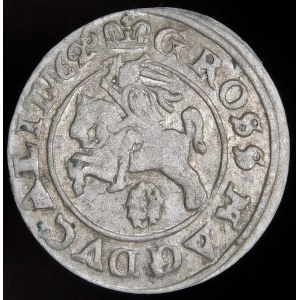 Sigismund III Vasa, Penny 1626, Vilnius - Pogon not in shield