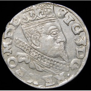 Zygmunt III Waza, Trojak 1599, Wschowa - kryza rurkowata, SIG 3