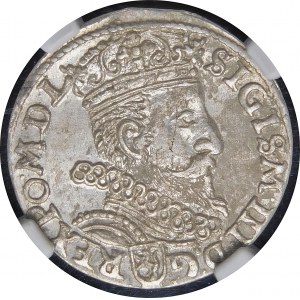 Zygmunt III Waza, Trojak 1601, Kraków - głowa w prawo
