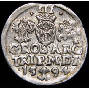 Sigismund III Vasa, Troika 1594, Vilnius - Chalecki divides the date - asterisks