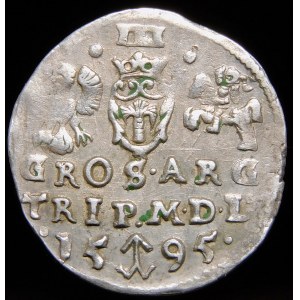 Sigismund III Vasa, Troika 1595, Vilnius - Chalecki divides the date - dots