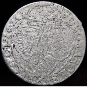 Sigismund III. Vasa, Sixpence 1624, Krakau - ein Kuriosum