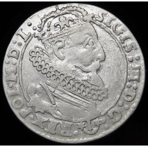 Sigismund III. Wasa, Sixpence 1625, Krakau - Sas, 16Z5
