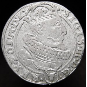 Sigismund III. Vasa, Sixpence 1625, Krakau - Halbkokos, Römisch I - seltener