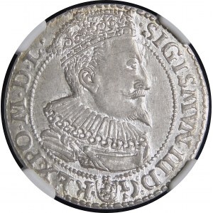 Sigismund III Vasa, Sixpence 1596, Malbork - small head