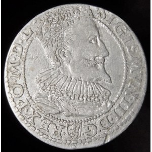 Sigismund III Vasa, Sixpence 1596, Malbork - small head