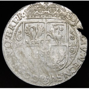 Sigismund III Vasa, Ort 1621, Bydgoszcz - PRVS M - sash ending