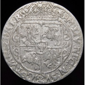 Sigismund III Vasa, Ort 1621, Bydgoszcz - PRVS M - spiral with vicia