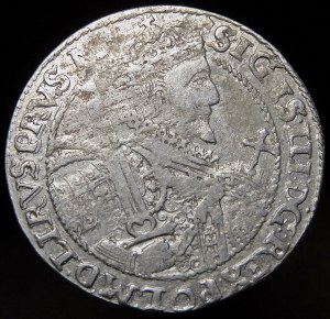 Zygmunt III Waza, Ort 1622, Bydgoszcz - PRVS M - zakończenie szarfy