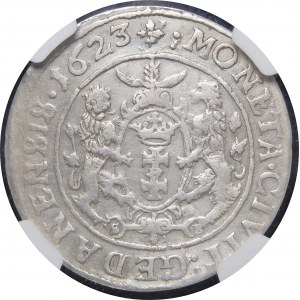 Sigismund III Waza, Ort 1623, Gdansk - date in the rim - very rare