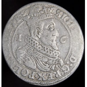 Sigismund III Vasa, Ort 1624/3, Gdansk - pierced date, PR