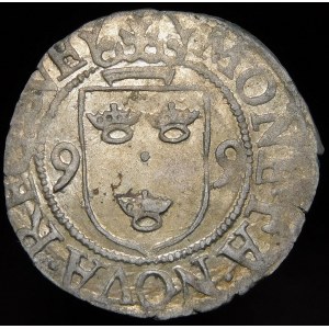 Sigismund III Vasa, 1/2 öre 1599, Stockholm - rare and beautiful