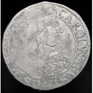 Karol X Gustaw, okupacja szwedzka, Ort 1657, Elbląg - rzadki