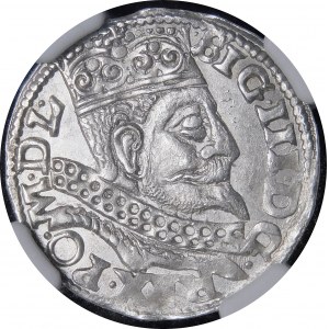 Sigismund III Vasa, Trojak 1599, Wschowa - tubular orifice - beautiful and indescribable