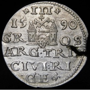 Sigismund III Vasa, Troika 1590, Riga - larger bust