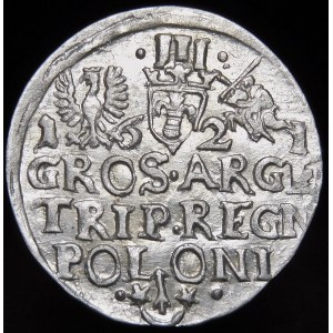 Zygmunt III Waza, Trojak 1621, Kraków - piękny