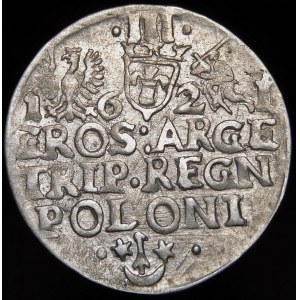 Sigismund III Vasa, Trojak 1621, Krakau - REX/S Blatt - selten