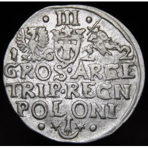 Sigismund III Vasa, Trojak 1622, Krakow - punch ARG/EE - rare