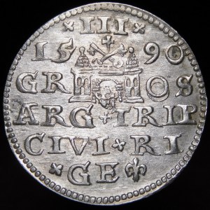 Sigismund III. Vasa, Troika 1590, Riga - kleine Büste - Kuriosität