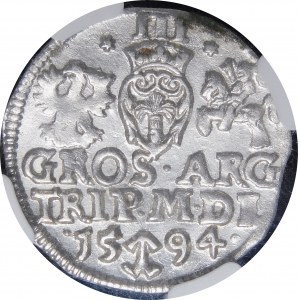 Sigismund III Vasa, Troika 1594, Vilnius - Chalecki divides the date - asterisks