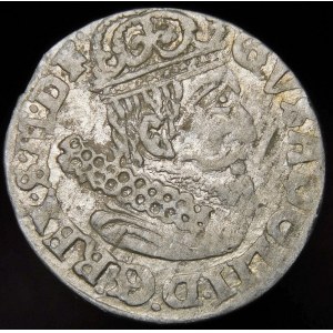 Gustav II Adolf, Trojak 1633, Elblag - very rare