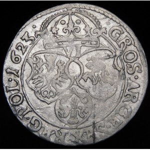 Zygmunt III Waza, Sixpence 1623, Krakow - SIGISMVN