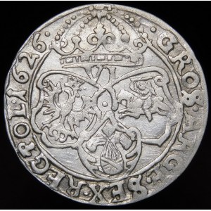 Zygmunt III Waza, Sechster von 1626, Krakau - Półkozic, POL - Variante