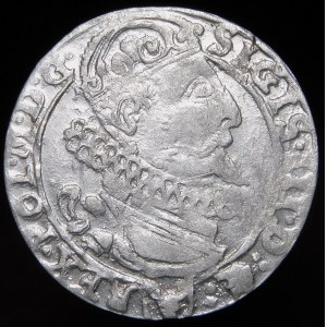 Zygmunt III Waza, Sixpence 1626, Cracow - error M D G