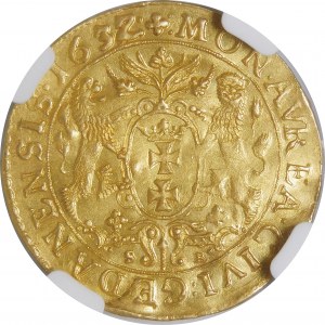 Zygmunt III Waza, Dukat 1632 SB, Gdańsk - rzadki i piękny