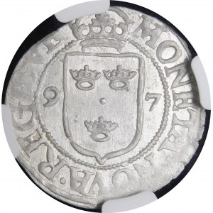 Zygmunt III Waza, 1/2 öre 1597, Sztokholm - piękna