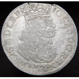 John II Casimir, Sixpence 1661 NG, Poznań - rarer