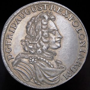 August II Mocny, 2/3 talara 1701 ILH, Drezno - piękna