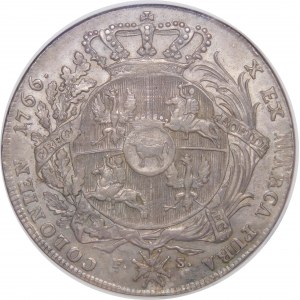 Stanislaw August Poniatowski, Thaler 1766 FS, Warschau - Waffenschmied - Vielfalt