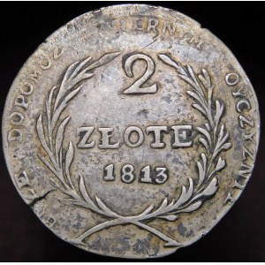 Oblężenie Zamościa, 2 złote 1813