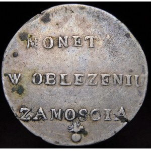 Oblężenie Zamościa, 2 złote 1813