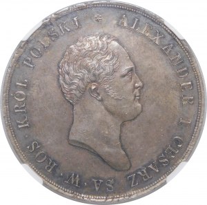 Królestwo Kongresowe, Aleksander I, 10 złotych 1822 IB, Warszawa - rzadkie i piękne
