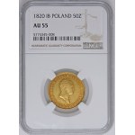 Congress Kingdom, Alexander I, 50 gold 1820 IB, Warsaw - very rare