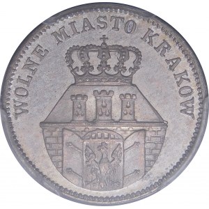 Free City of Krakow, 10 pennies 1835, Vienna - beautiful